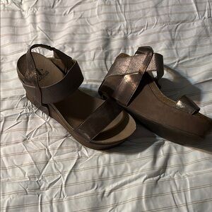 Corkys Brown Sandals with Chunky Sole